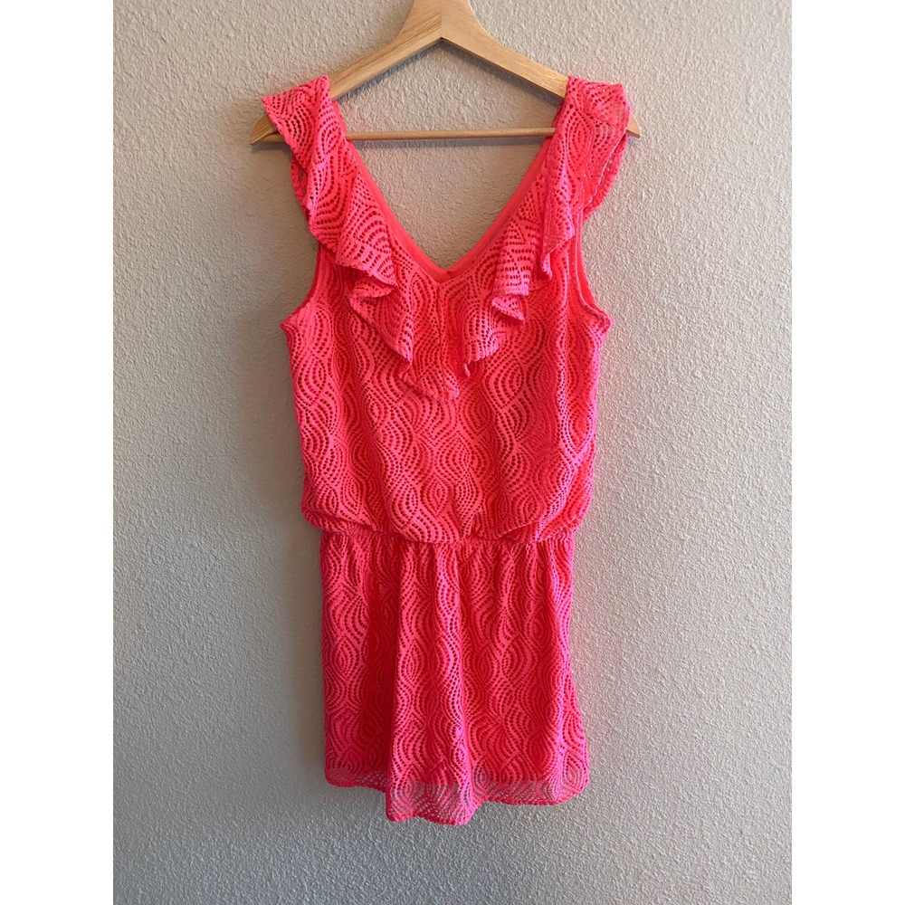 Lilly Pulitzer Sleeveless Ruffle Dress Size M